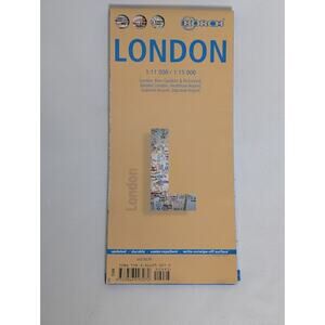 London (England) 1:11,000 / 1:15,000 Street Map, waterproof BORCH